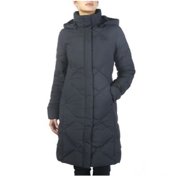 The North Face Women's navy Puffer Coat - Picture 1 of 7
